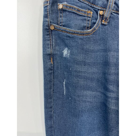 Joes The Brixton Straight Narrow Jean Size 18 Distressed Medium Vintage Blue NEW - Picture 3 of 13